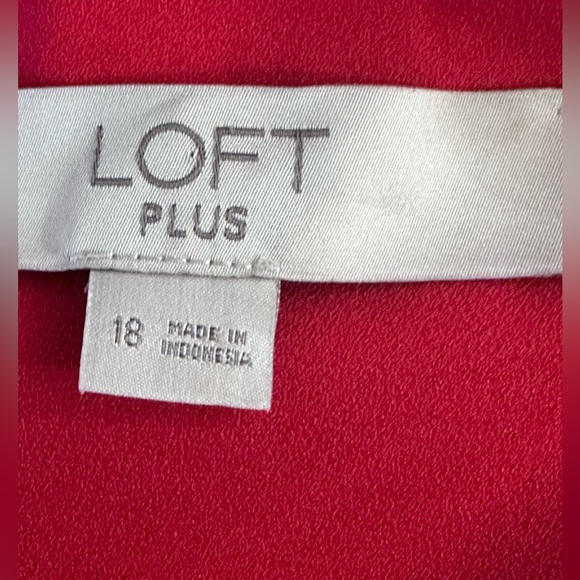 ❤️ Women’s Red Long Sleeve Blouse - Size 18 ❤️ - Picture 6 of 6